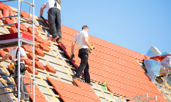 travaux de réparation de toiture 